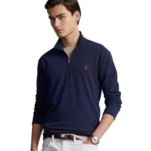 polo ralph lauren navy quarter zip pullover